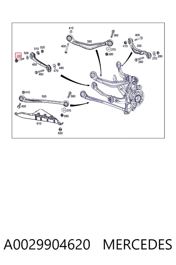  A0029904620 Mercedes