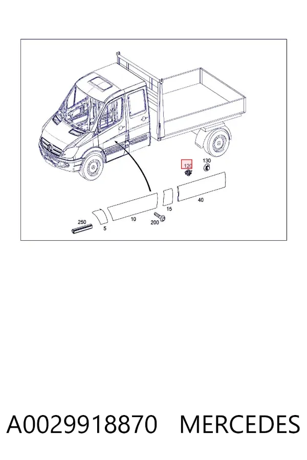 A0029918870 Mercedes