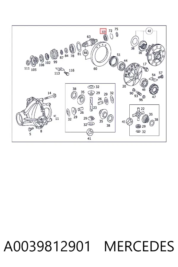  A0039812901 Mercedes