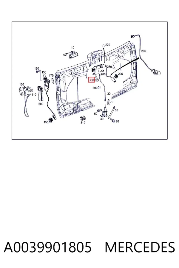 Болт піддону двигуна A0039901805 Mercedes