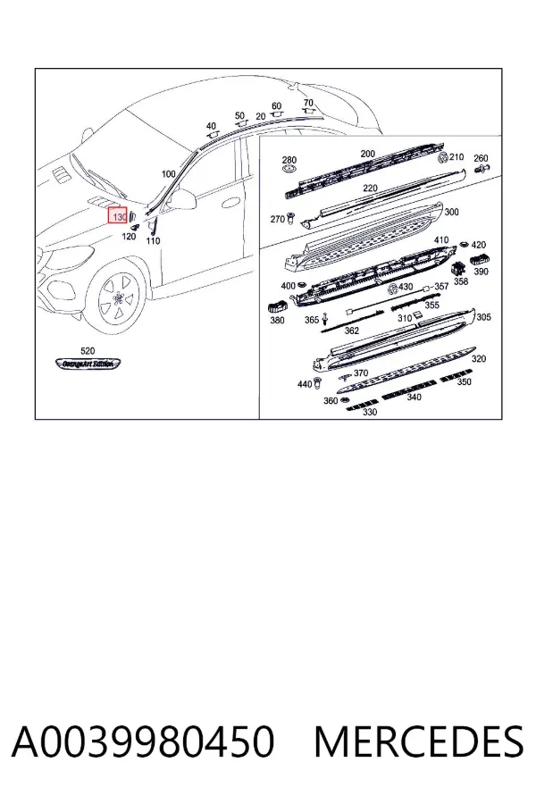  A0039980450 Mercedes