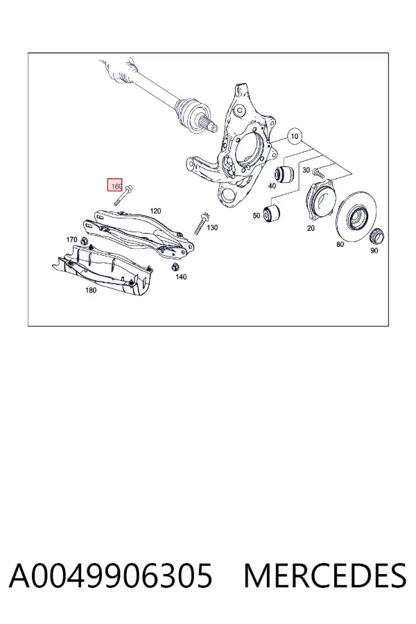  A0049906305 Mercedes