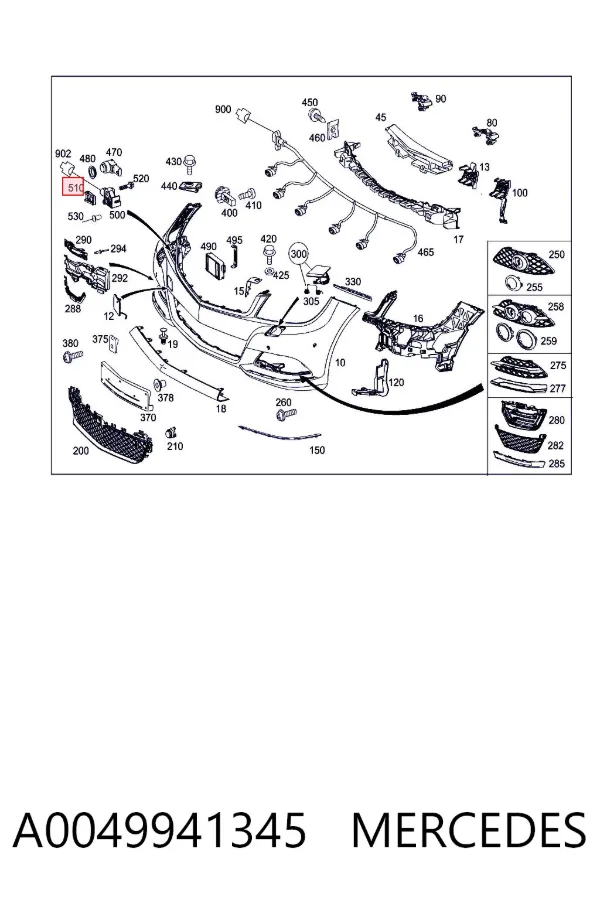  A0049941345 Mercedes