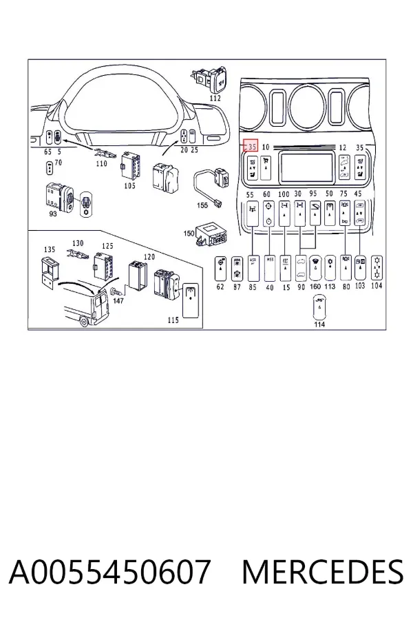  A0055450607 Mercedes