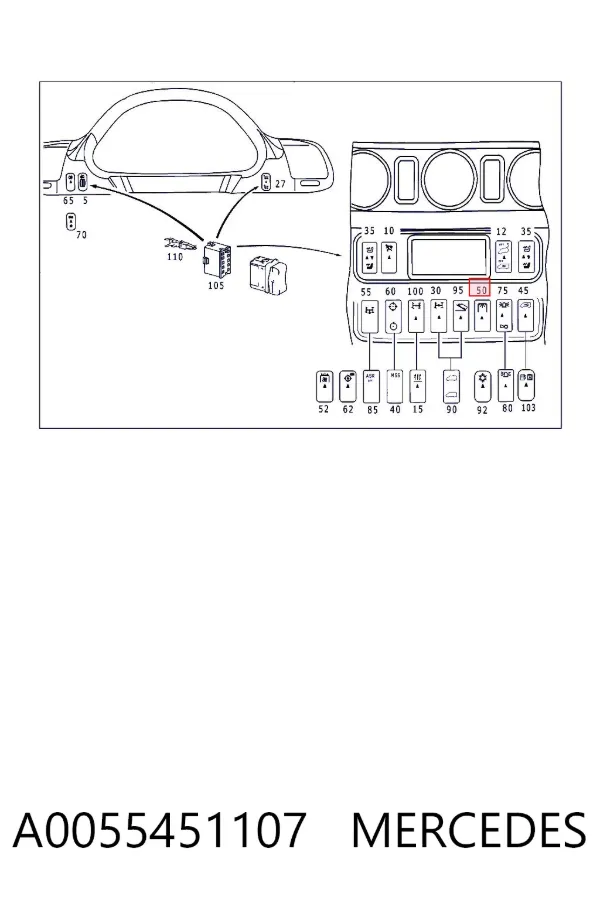  A0055451107 Mercedes