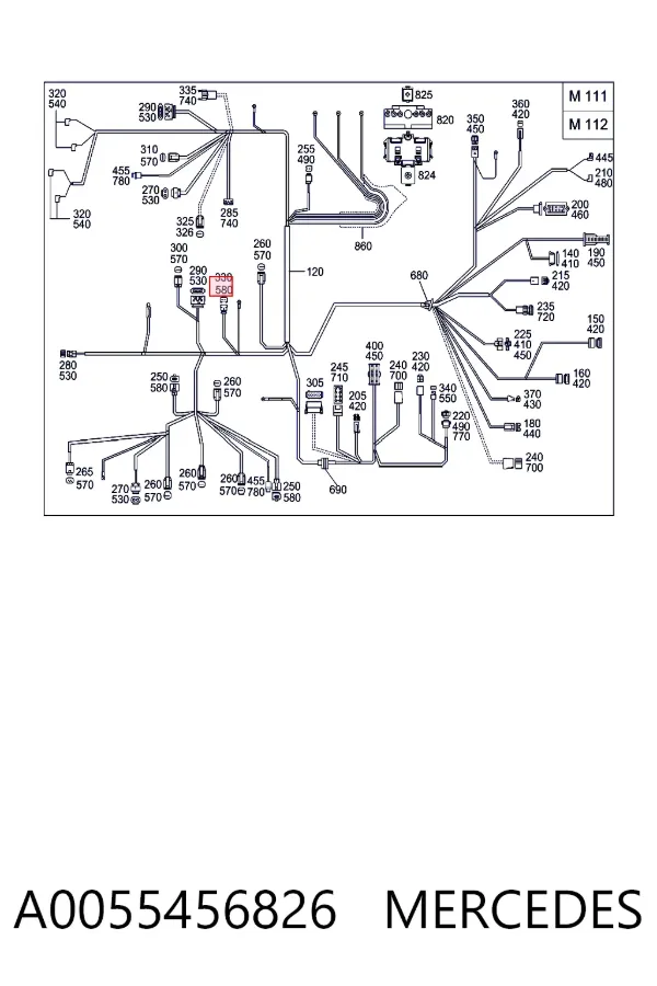  A0055456826 Mercedes