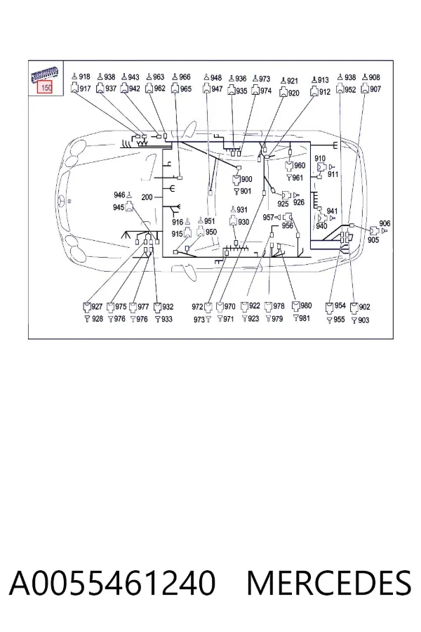  A0055461240 Mercedes