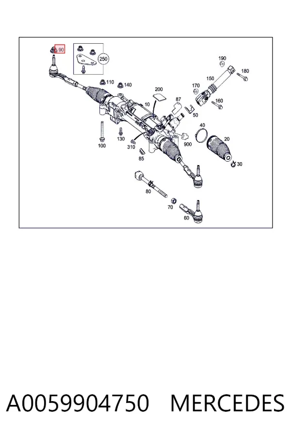  A0059904750 Mercedes