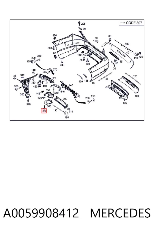  A0059908412 Mercedes