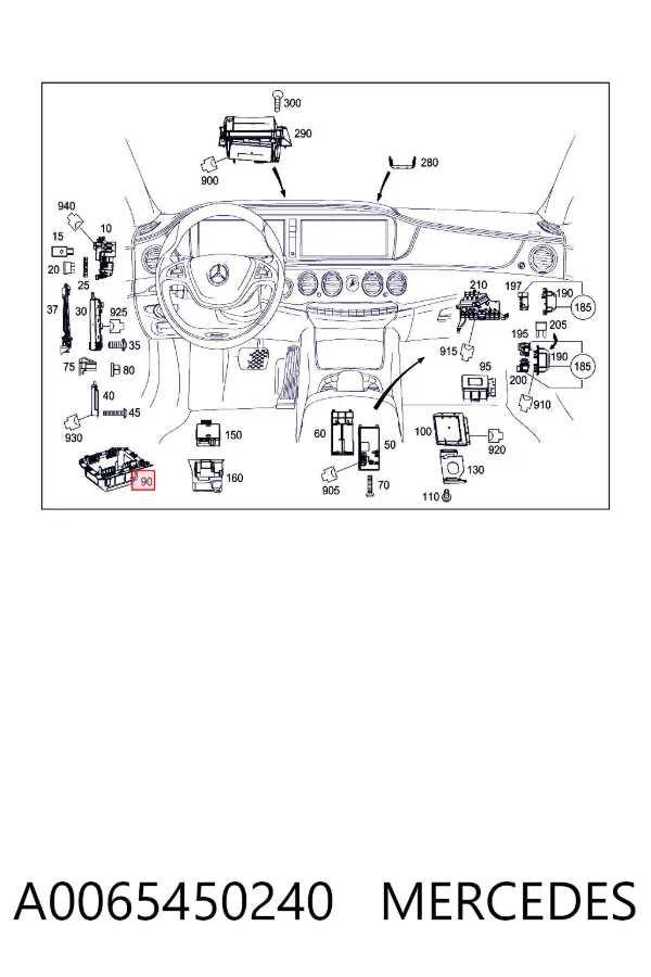  A0065450240 Mercedes