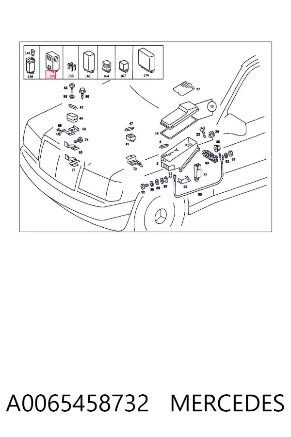 A0065458732 Mercedes