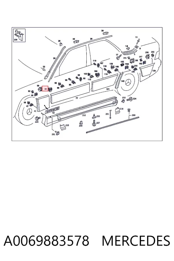  A0069883578 Mercedes