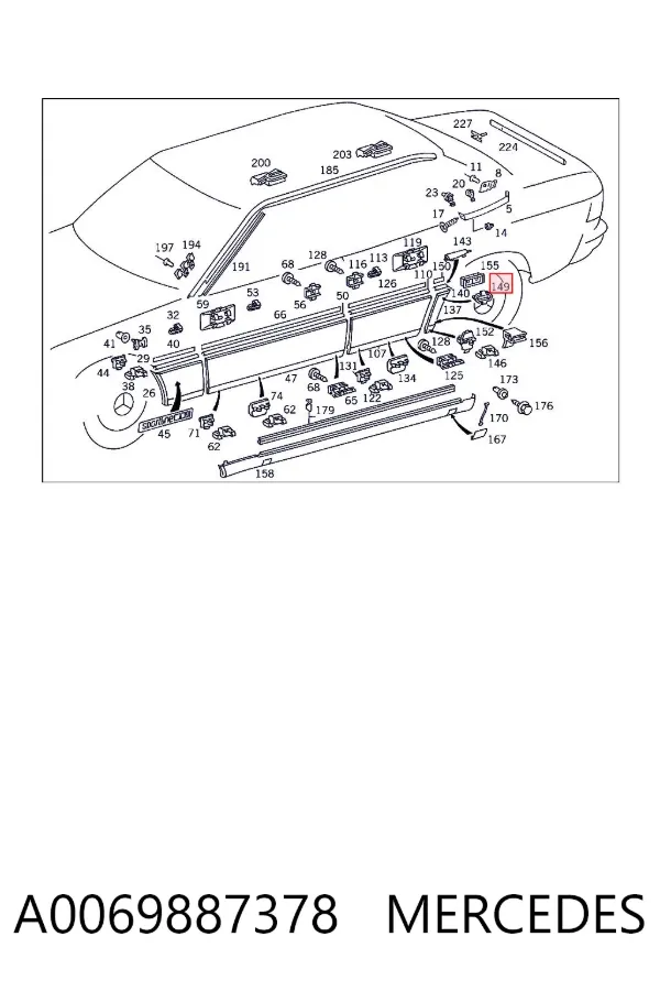  A0069887378 Mercedes