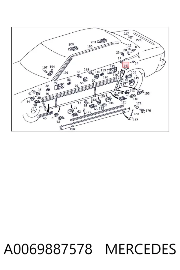  A0069887578 Mercedes
