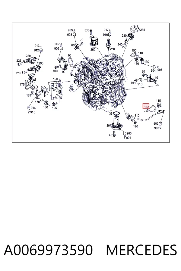  A0069973590 Mercedes