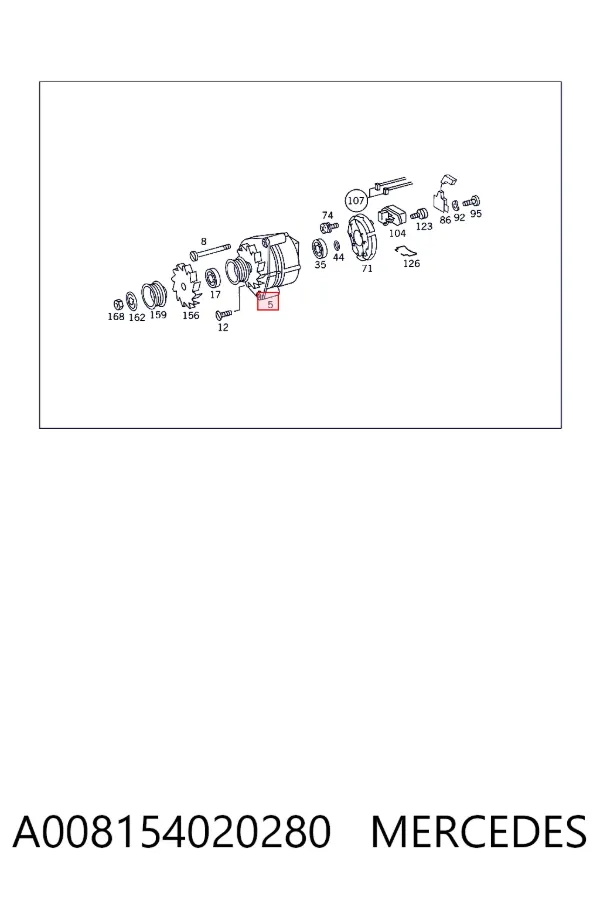 Купити A0081540202 Mercedes Генератор