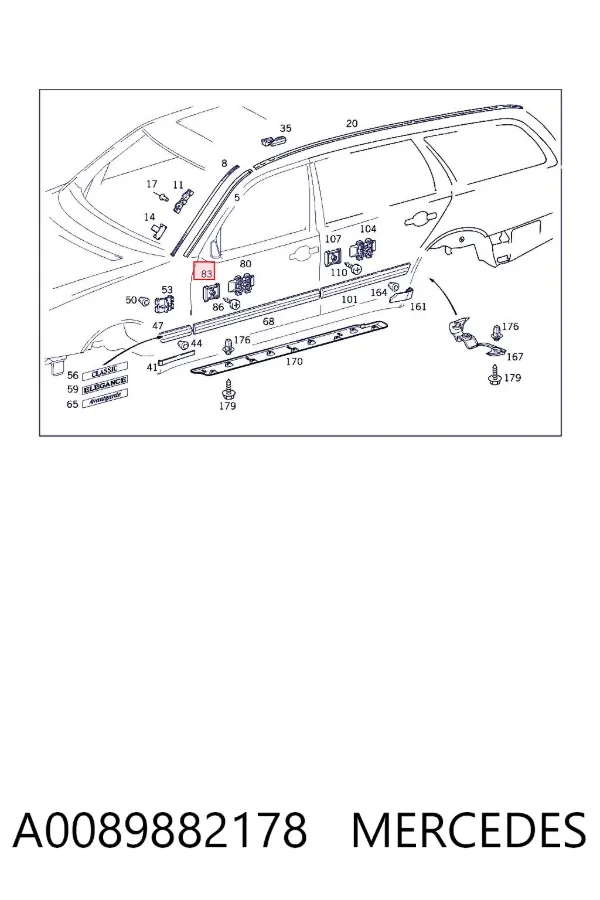  A0089882178 Mercedes