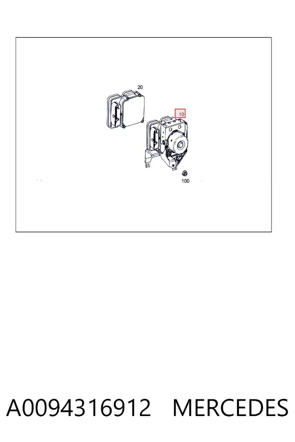  A0094316912 Mercedes