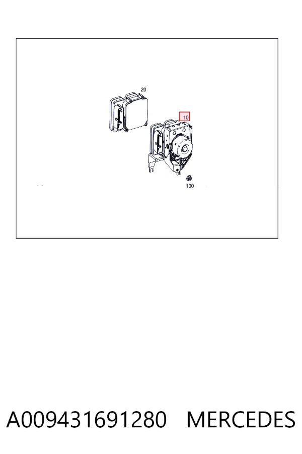 A0094316912 Mercedes 