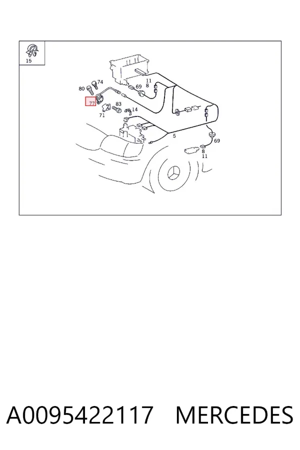  A0095422117 Mercedes