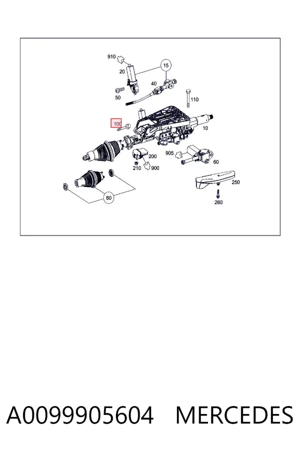  A0099905604 Mercedes