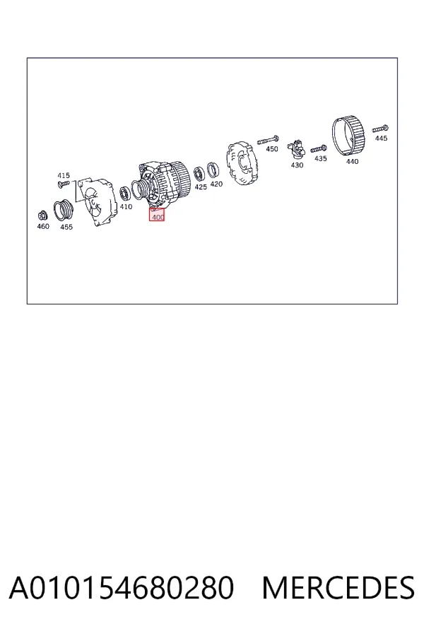 Генератор автомобільний Mercedes A0101546802