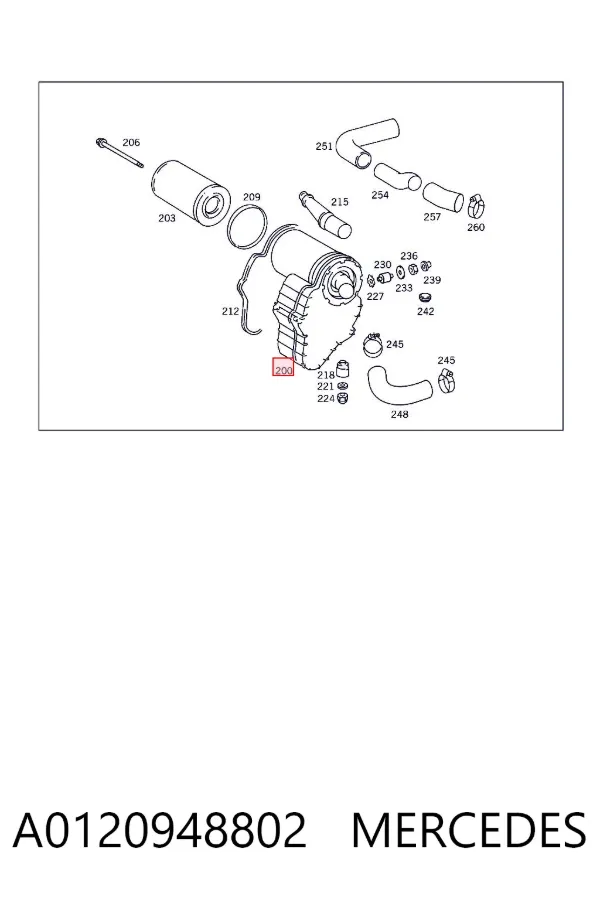  A0120948802 Mercedes