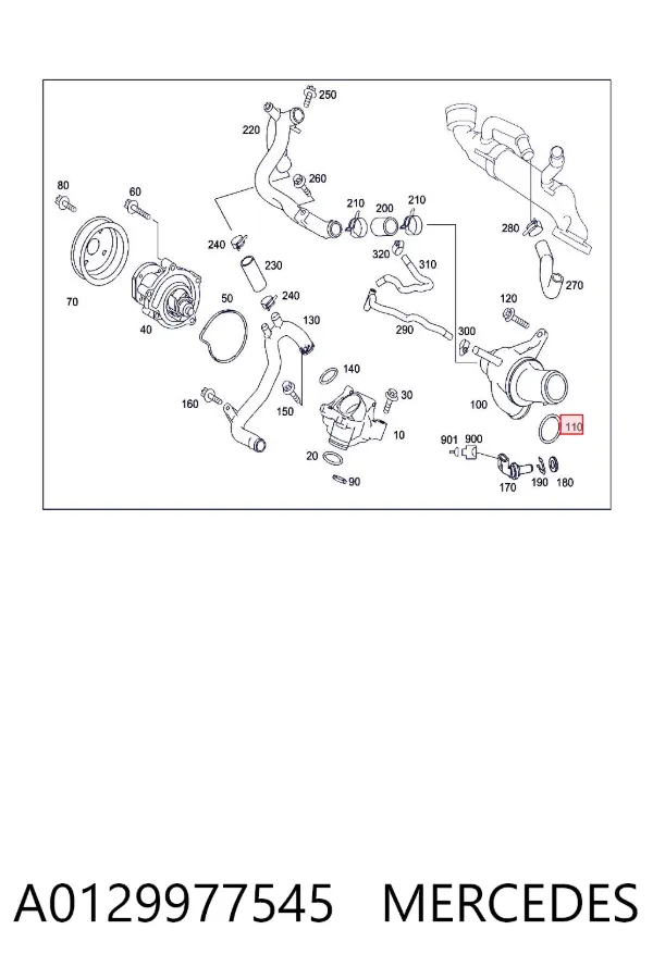  A0129977545 Mercedes