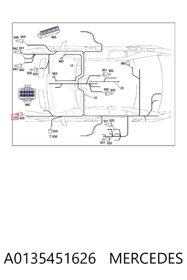  A0135451626 Mercedes