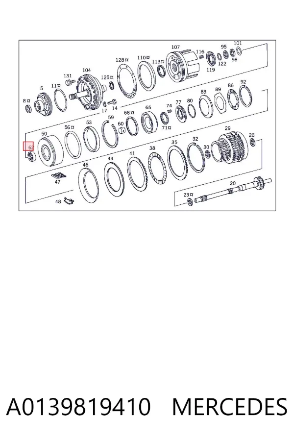  A0139819410 Mercedes