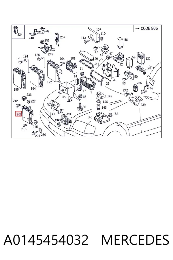  A0145454032 Mercedes