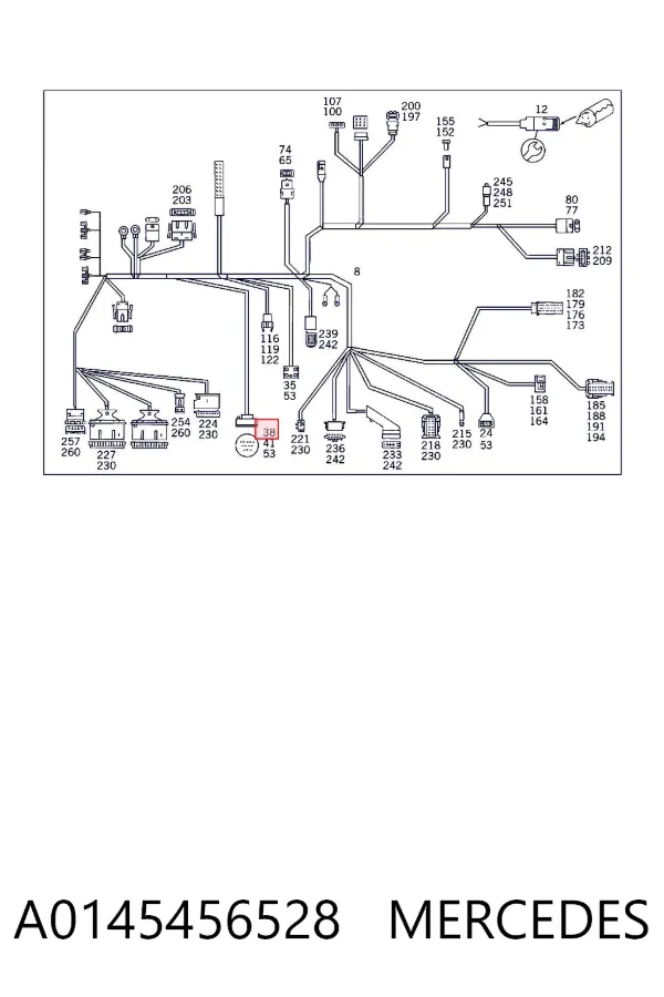  A0145456528 Mercedes