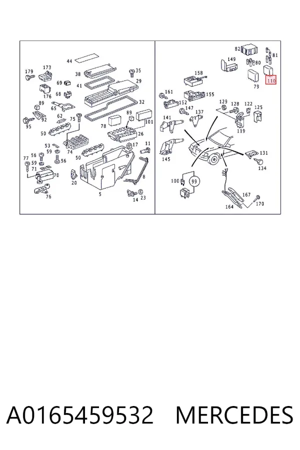  A0165459532 Mercedes