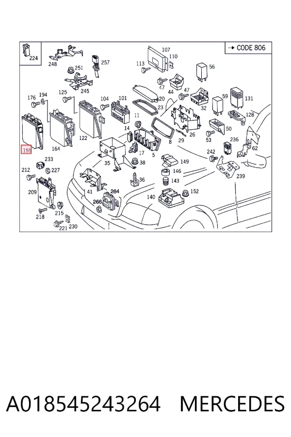 ЕБУ Mercedes A0185452432 ціна, від 45.35 USD