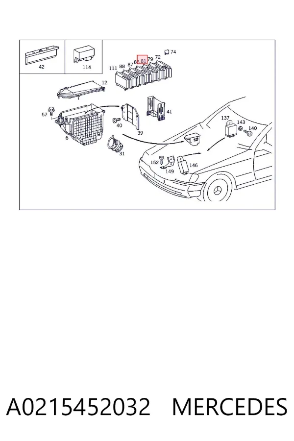  A0215452032 Mercedes