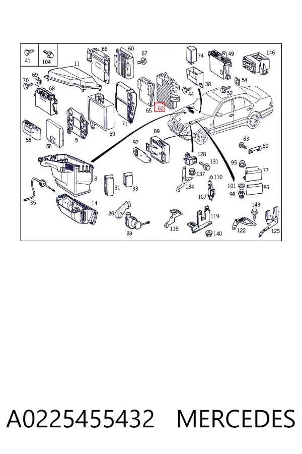  A0225455432 Mercedes