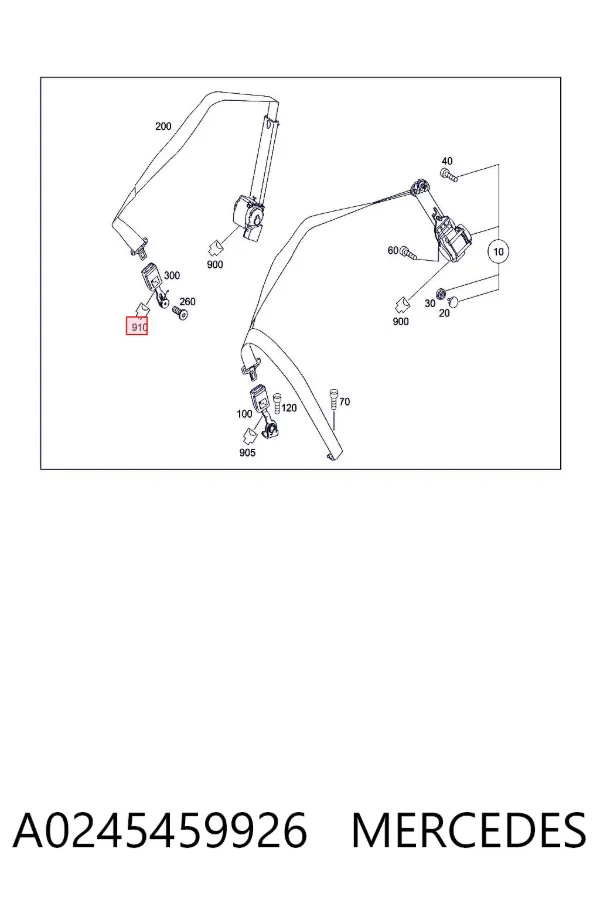  A0245459926 Mercedes