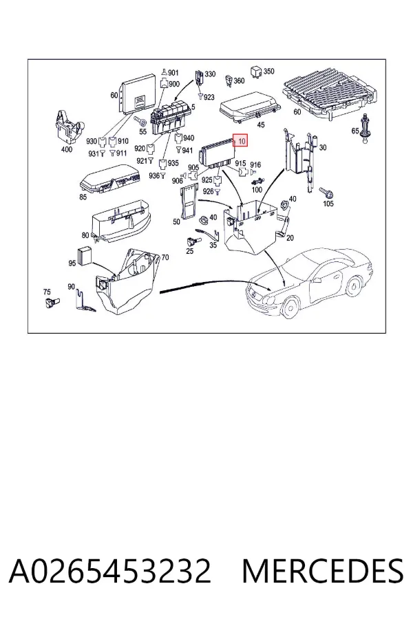  A0265453232 Mercedes