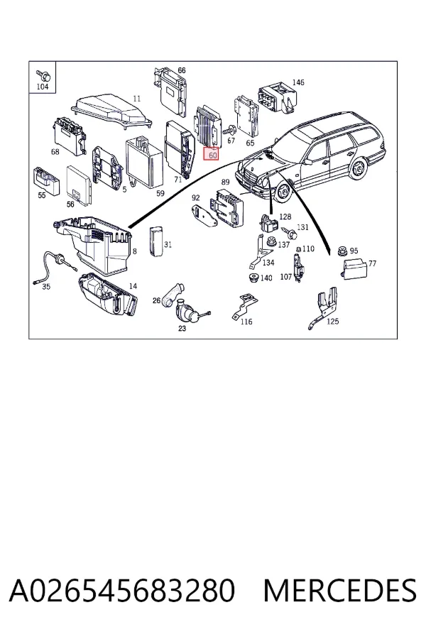 Блок двигуна Mercedes A0265456832