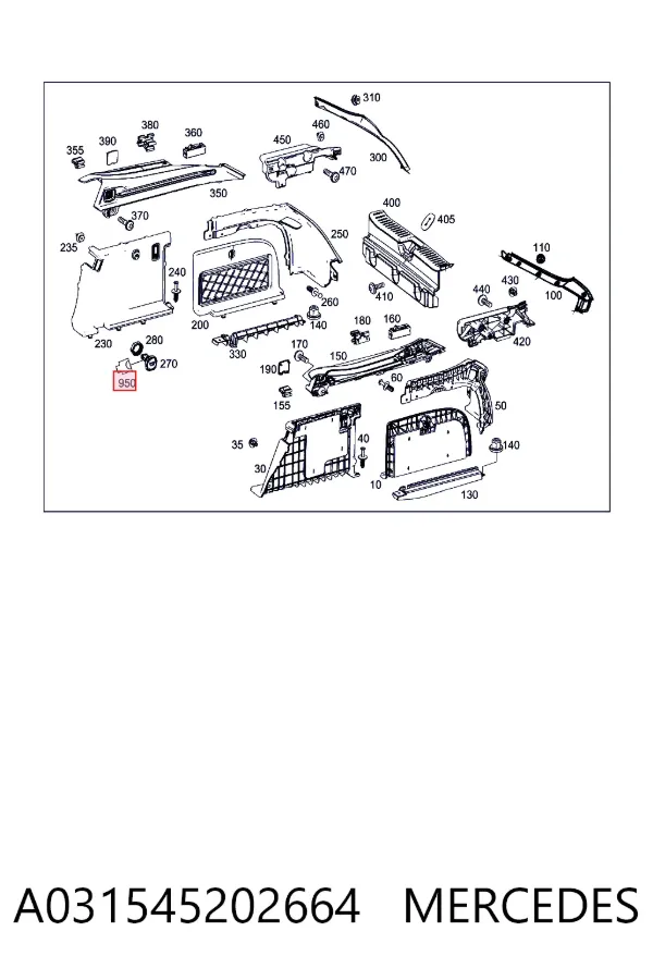 Купити A0315452026 Mercedes 