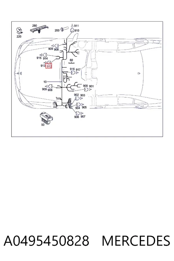  A0495450828 Mercedes