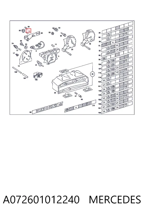  A072601012240 Mercedes