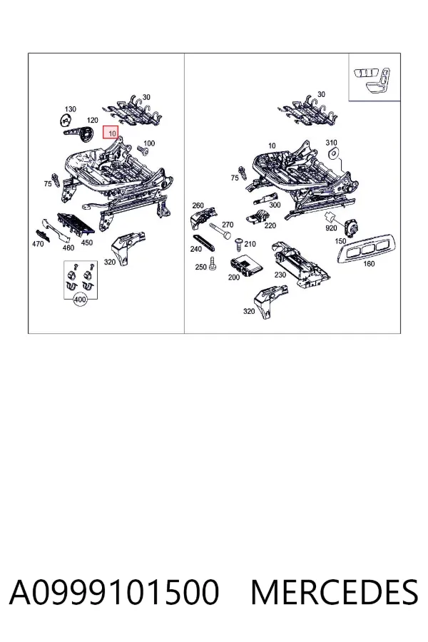  A0999101500 Mercedes