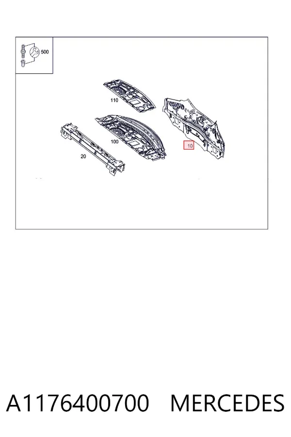  A1176400700 Mercedes