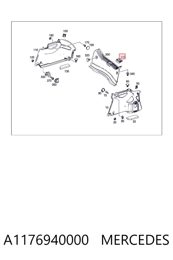  A1176940000 Mercedes