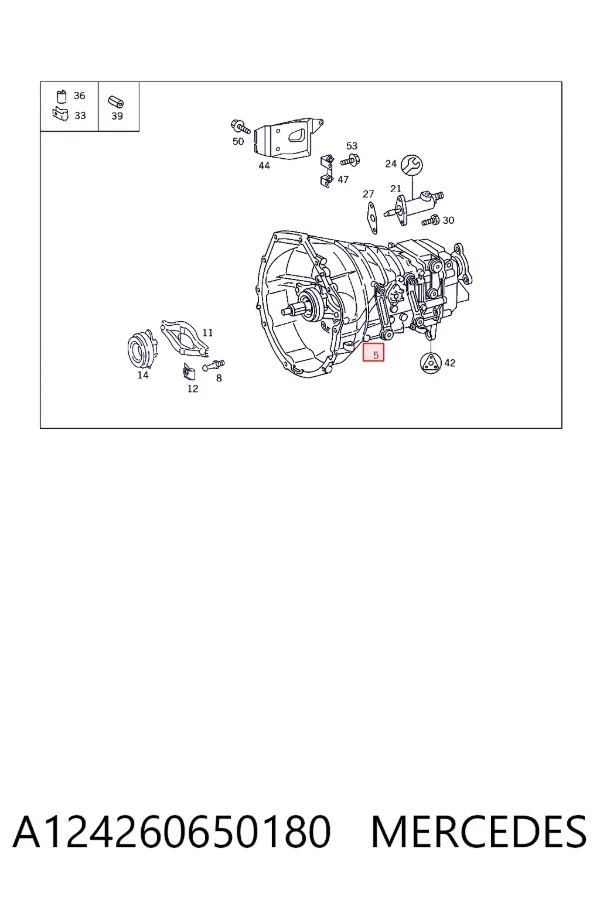 КПП в зборі Mercedes A1242606501