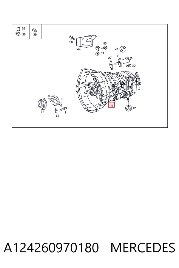 КПП в зборі Mercedes A1242609701