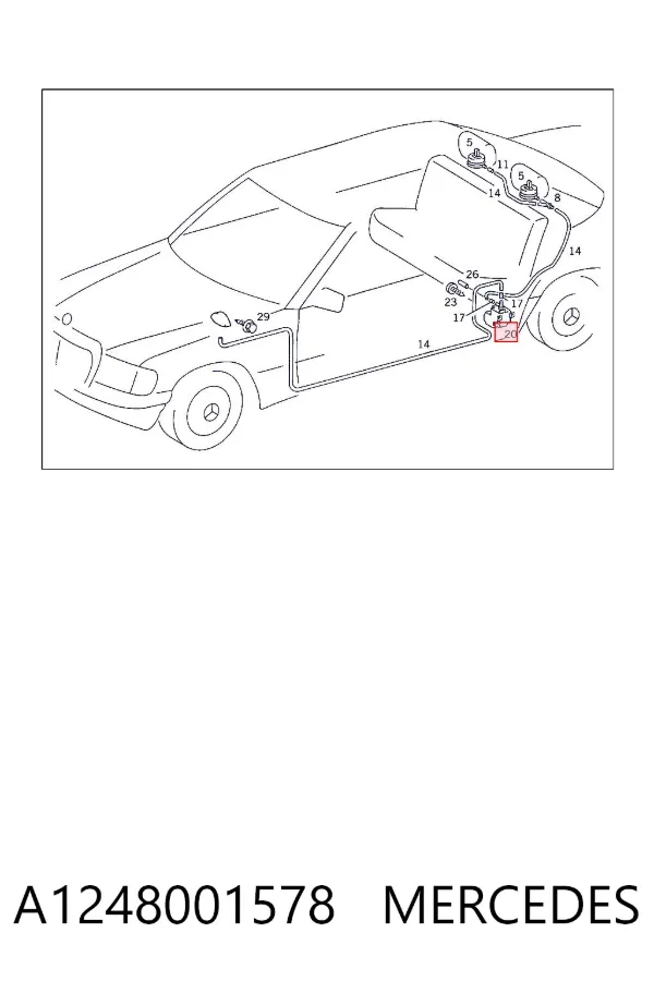 A1248001578 Mercedes