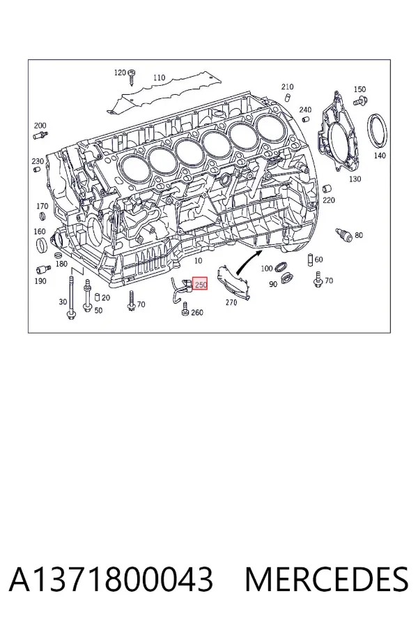  A1371800043 Mercedes
