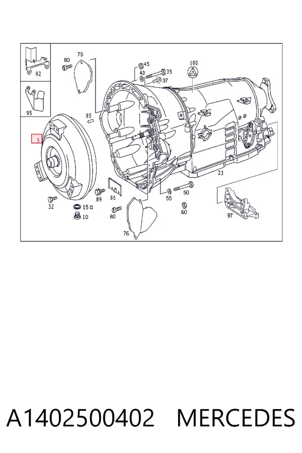 Гідротрансформатор АКПП A1402500402 Mercedes